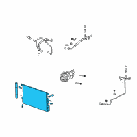 OEM Chevrolet Condenser Diagram - 20839794