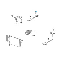 OEM GMC Terrain Rear Pressure Hose Cap Diagram - 22761847