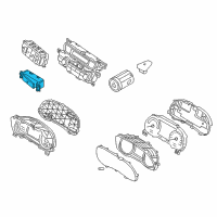 OEM Kia Niro Switch Assembly-Trunk Lid Diagram - 93750G5100DDK