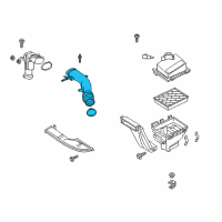 OEM 2016 Lincoln MKZ Inlet Hose Diagram - HG9Z-9B659-A