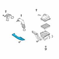 OEM 2019 Ford Police Responder Hybrid Outer Duct Diagram - DS7Z-9C675-C