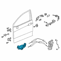 OEM Honda Clarity Handle (Grand Bonheur Silver) Diagram - 72160-TRV-A01ZA