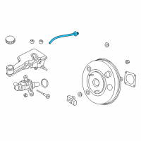 OEM 2013 Lincoln MKZ Vacuum Tube Diagram - DP5Z-9C490-B