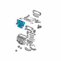 OEM 2004 Honda Accord Base Assy., Power *NH482L* (Stanley) (UA BLACK METALLIC) Diagram - 39170-SDA-A11ZA