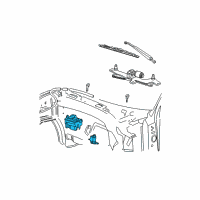 OEM 2005 Ford Expedition Reservoir Assembly Diagram - 6L1Z-17618-A