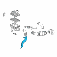 OEM 2019 BMW i8 Air Intake Duct, Front Diagram - 13-71-7-649-186