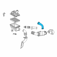 OEM 2015 BMW i8 Charge Air Line Diagram - 13-71-7-634-158