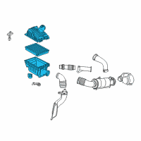 OEM 2016 BMW i8 Intake Silencer Diagram - 13-71-7-640-728