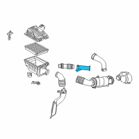 OEM BMW i8 Air Intake Duct, Rear Diagram - 13-71-7-649-183