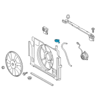 OEM Toyota Corolla Reservoir Cap Diagram - 16471-0D010