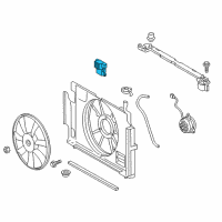 OEM 2015 Toyota Prius C Fan Relay Diagram - 89257-12020