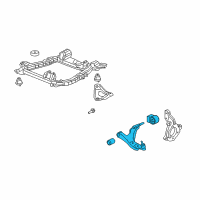 OEM Saturn Lower Control Arm Diagram - 25848407