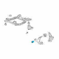 OEM GMC Lower Control Arm Front Bushing Diagram - 25851984