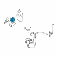 OEM 2004 Dodge Viper Pump-Leak Detection Diagram - 4891543AB