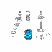 OEM 2006 Chevrolet Equinox Coil Spring Diagram - 15219004