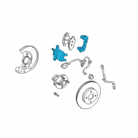 OEM 2005 Toyota MR2 Spyder Caliper Assembly Diagram - 47730-17150