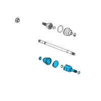 OEM Cadillac SRX Inner Joint Diagram - 20894138