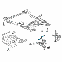 OEM Chevrolet Trax Yoke Upper Bolt Diagram - 11569601