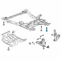 OEM 2016 Chevrolet Sonic Engine Cradle Bolt Diagram - 11571246