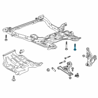 OEM 2021 Chevrolet Trax Engine Cradle Bolt Diagram - 11571246