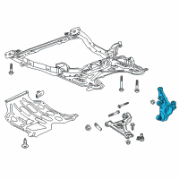 OEM Chevrolet Trax Knuckle Diagram - 94524774