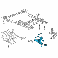 OEM 2021 Buick Encore Lower Control Arm Diagram - 95328050