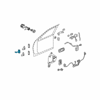 OEM 2008 Cadillac STS Link Asm-Front Side Door Check Diagram - 20965036