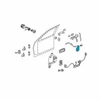 OEM 2008 Cadillac STS Lock Diagram - 19210214