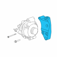 OEM 2008 Dodge Charger Bracket-Alternator Diagram - 4792830AA