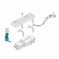 OEM 2009 Chrysler Aspen Fuel Pump Module/Level Unit Diagram - RL048587AB