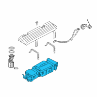 OEM 2009 Chrysler Aspen Fuel Tank Diagram - 52855850AE