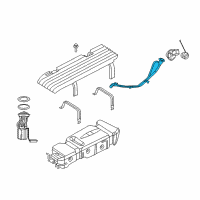 OEM 2009 Chrysler Aspen Tube-Fuel Filler Diagram - 52855841AD