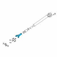 OEM 2022 Ford F-350 Super Duty Slip Yoke Diagram - 5C3Z-4841-BA