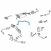 OEM Lexus Hose Assy, Fuel Vapor Feed Diagram - 23820-31300