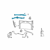 OEM 2009 Dodge Avenger Hose-Radiator Inlet Diagram - 5058995AA