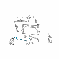 OEM Dodge Avenger Hose-COOLANT Bottle Supply Diagram - 5058084AB