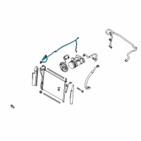 OEM 2011 Nissan Armada Pipe Front Cooler High Diagram - 92440-ZW05A