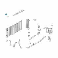 OEM 2014 Nissan Murano Bracket-Radiator Mounting, Upper Diagram - 21542-CA000