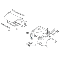 OEM 2010 Lexus SC430 Bolt, W/Washer Diagram - 90119-06543