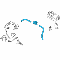 OEM 2014 Nissan NV3500 Tube EVAP Control Diagram - 14912-ZS60A
