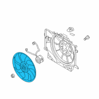 OEM 2010 Hyundai Genesis Coupe Fan-Cooling Diagram - 25231-2M000