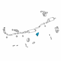 OEM 2001 Toyota Highlander Bracket Diagram - 17573-20030