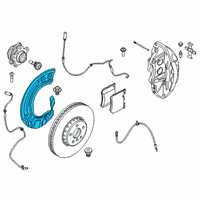 OEM BMW X4 PROTECTION PLATE LEFT Diagram - 34-10-8-064-557