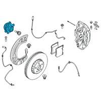 OEM BMW WHEEL HUB WITH BEARING, FRON Diagram - 31-10-8-098-971