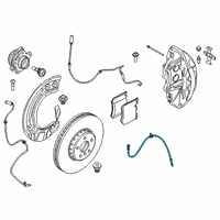 OEM 2021 BMW X3 Brake Hose Front Diagram - 34-30-6-872-061