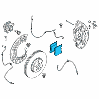 OEM 2022 BMW X4 REPAIR KIT, BRAKE PADS, FRON Diagram - 34-10-8-064-561