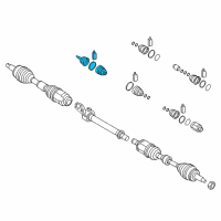 OEM 2015 Hyundai Sonata CV Joint Diagram - 49580C2450