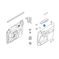 OEM 2011 Ford Escape Window Switch Diagram - 8L8Z-14529-AC