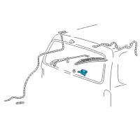 OEM Ford Freestyle Rear Motor Diagram - 5F9Z-17508-AA