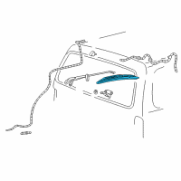 OEM 2007 Ford Freestyle Wiper Blade Diagram - 6L2Z17528A